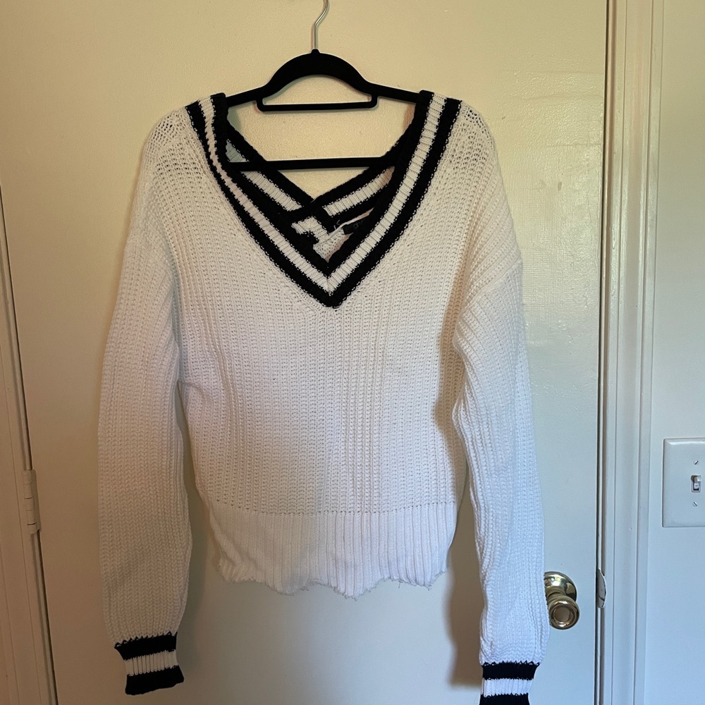 Black and White Sweater